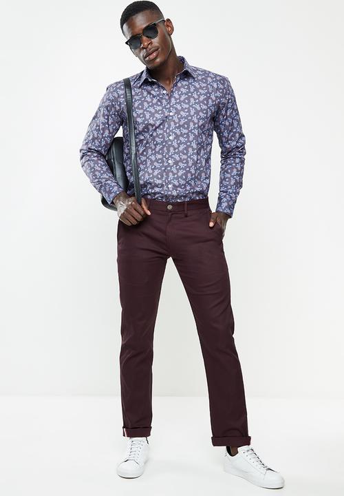 Ben Sherman - Ben chino - burgundy