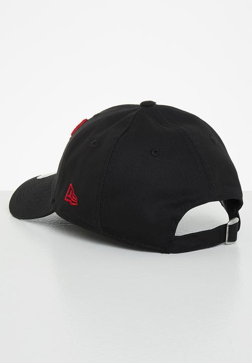 New Era - Neon pack 9forty - Chicago Bulls - black & red 