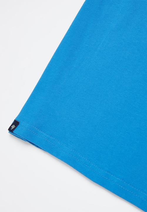 Aca Joe - Boys aca joe emb velt T-shirt - electric blue