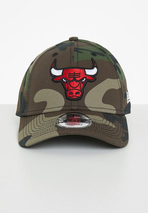 New Era - Nba camo 9forty - Chicago Bulls - khaki 