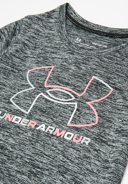Under Armour - Tech bl twist short sleeve - black & grey