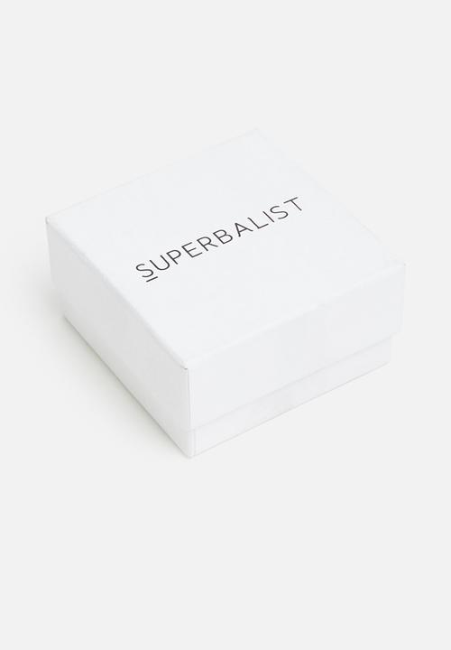 Superbalist - Sterling silver knotted stud earrings - silver 