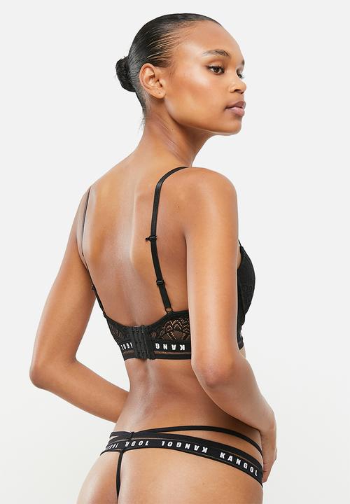 KANGOL - 2 pack T-shirt bra - peach & black