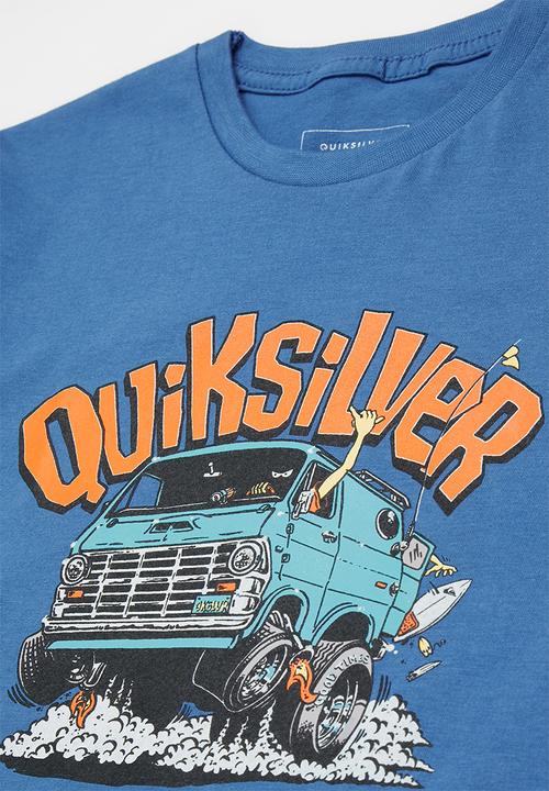 Quiksilver - Rushing back short sleeve boy - blue