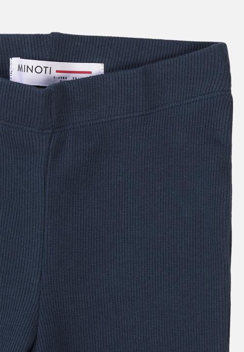 MINOTI - Navy basic ribbed legging - navy 