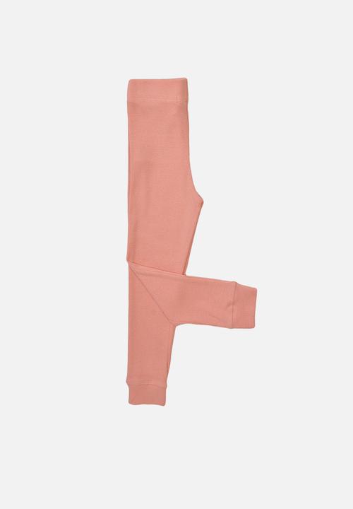 MINOTI - Blush basic ribbed legging - pink 