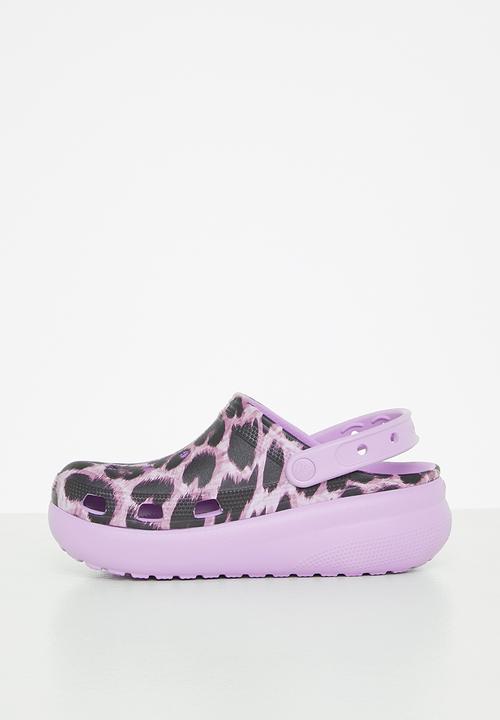 Crocs - Crocs animal cutie - purple leopard