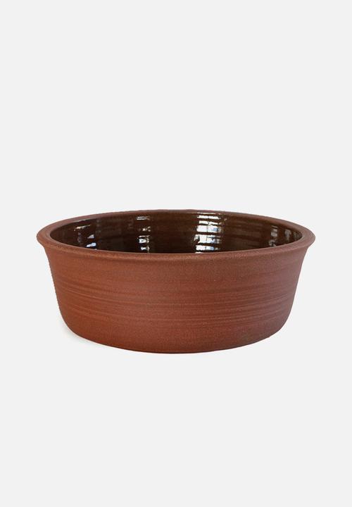 Pet ceramic bowl - terracotta