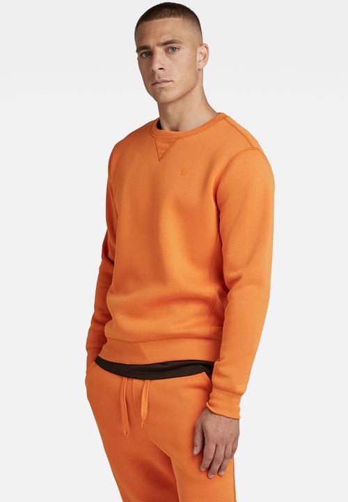 G-STAR - Premium core r sw long sleeve - burned orange