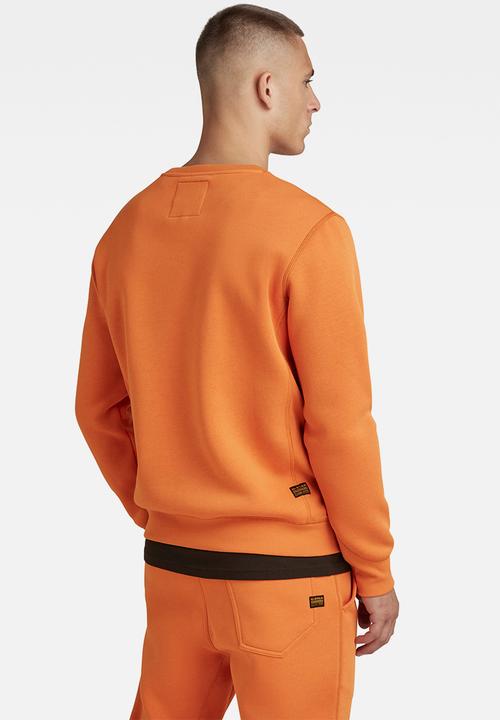 G-STAR - Premium core r sw long sleeve - burned orange