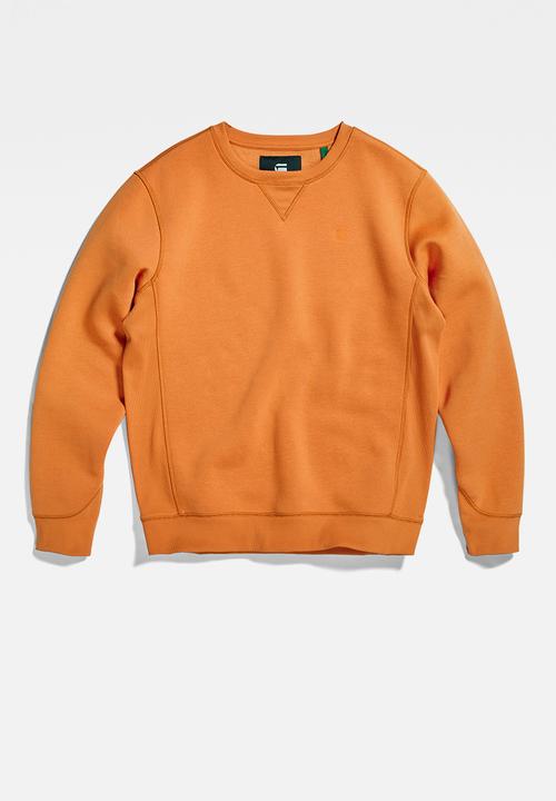 G-STAR - Premium core r sw long sleeve - burned orange