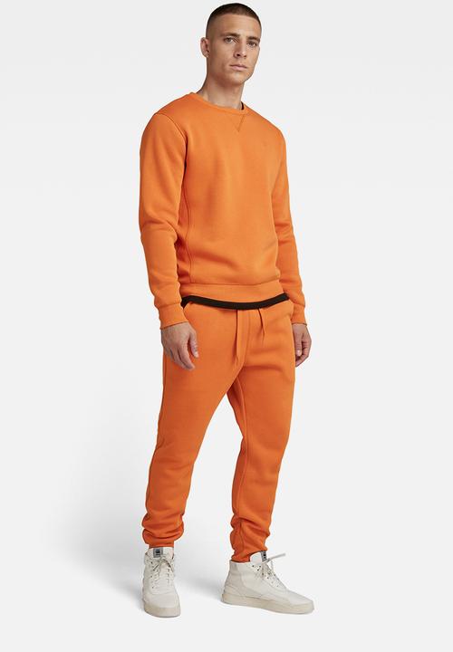 G-STAR - Premium core r sw long sleeve - burned orange