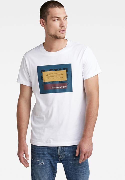 G-STAR - Cvrd originals r t - white