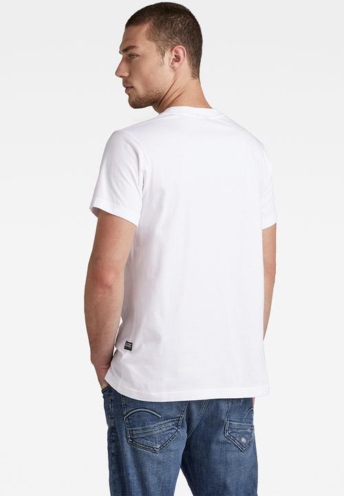 G-STAR - Cvrd originals r t - white