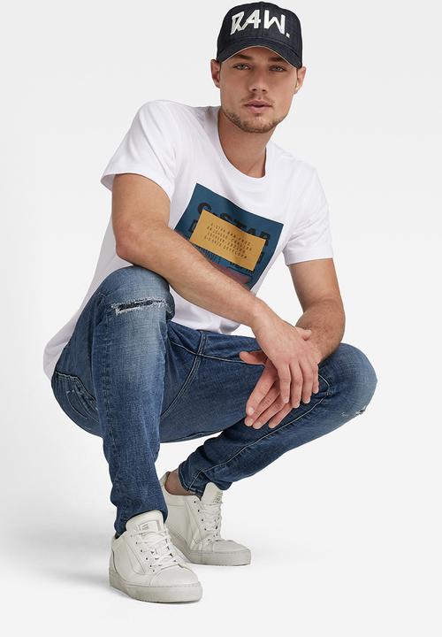 G-STAR - Cvrd originals r t - white