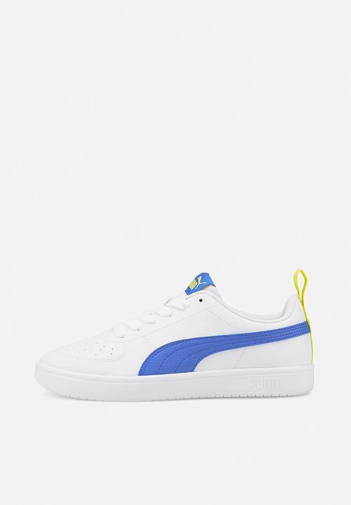 PUMA - Puma rickie jr - puma white-dazzling blue-nrgy yellow