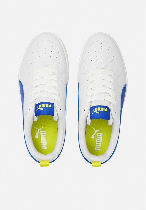 PUMA - Puma rickie jr - puma white-dazzling blue-nrgy yellow
