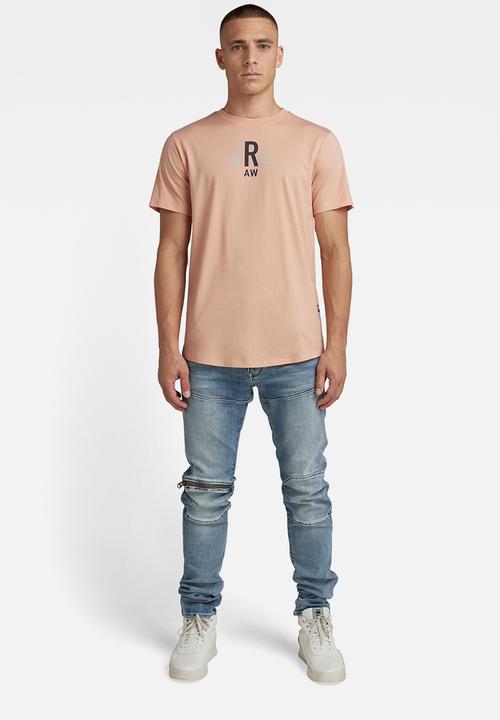 G-STAR - Lash back gr r t - peach nougat
