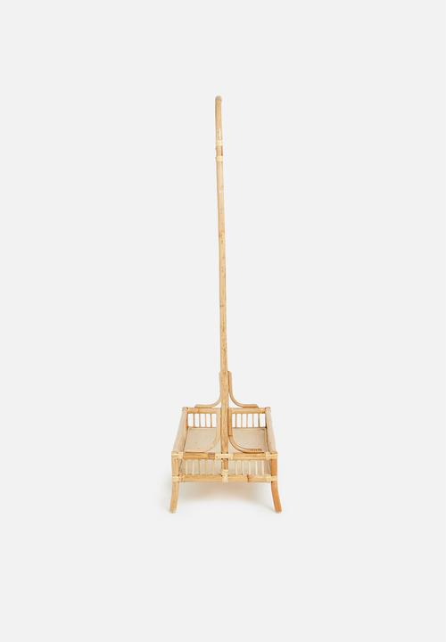 Sixth Floor - Rattan clothing rail - natural