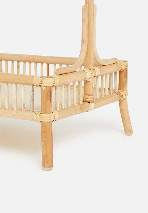 Sixth Floor - Rattan clothing rail - natural