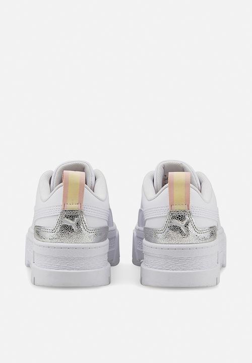 PUMA - Mayze shiny jr - puma white-chalk pink