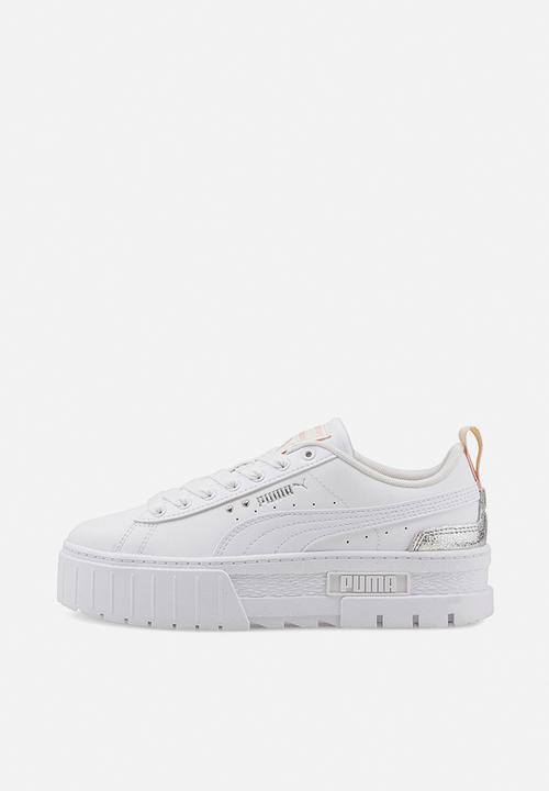 PUMA - Mayze shiny jr - puma white-chalk pink