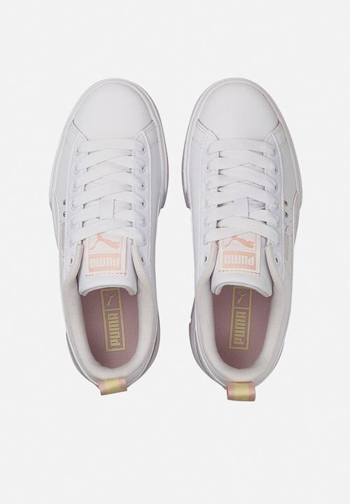 PUMA - Mayze shiny jr - puma white-chalk pink