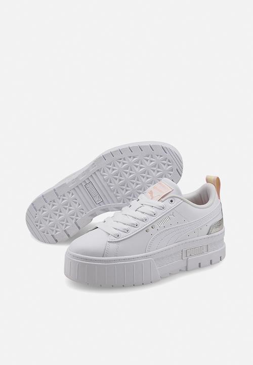 PUMA - Mayze shiny jr - puma white-chalk pink