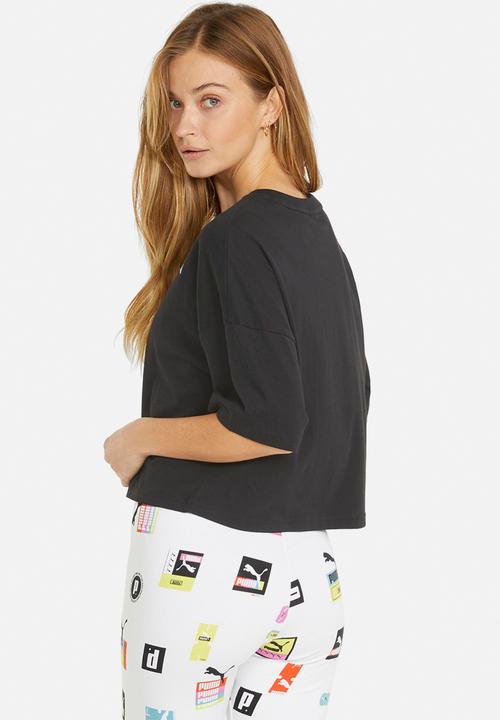 PUMA - Love oversized tee - black