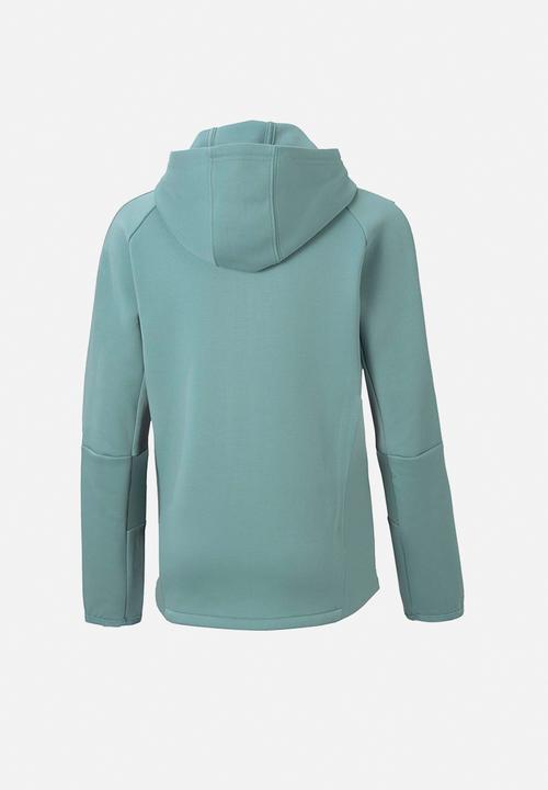 PUMA - Evostripe full-zip hoodie dk b - mineral blue