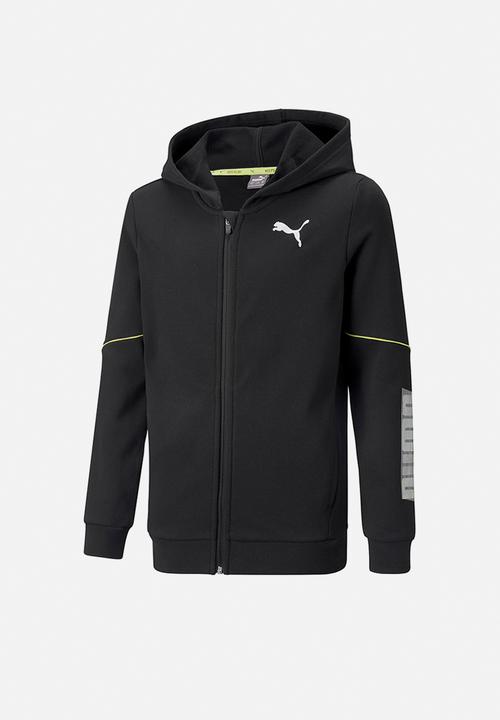 PUMA - Active sports full-zip hoodie tr b - puma black