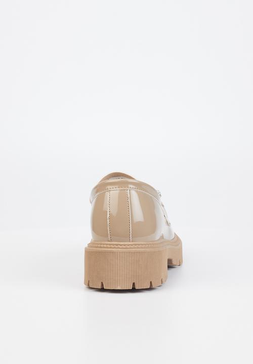 Miss Black - Chainz1 lug sole loafer - neutral