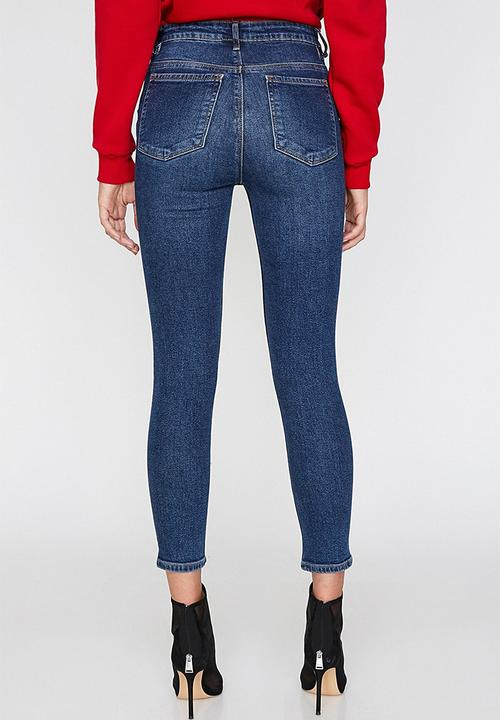 Koton - Slim fit jeans - dark indigo