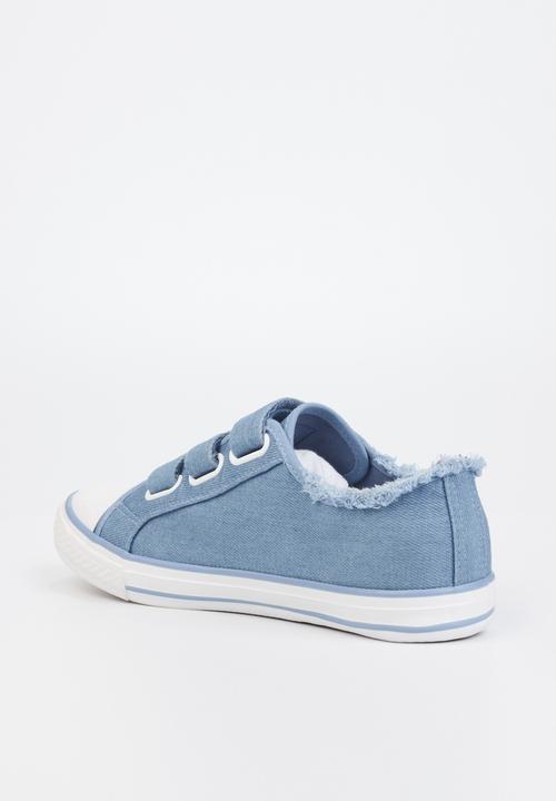 Miss Black - Jean2 velcro sneaker - blue