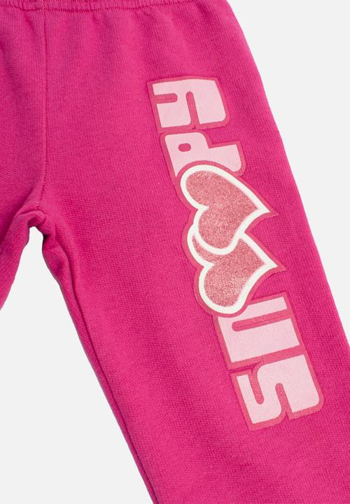 Character Group - Snoopy track pants - pink