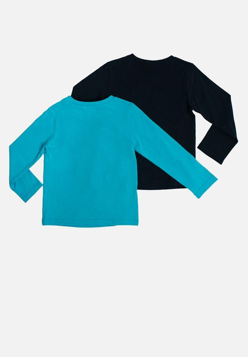 Character Group - 2-Pack long tees - blue & navy