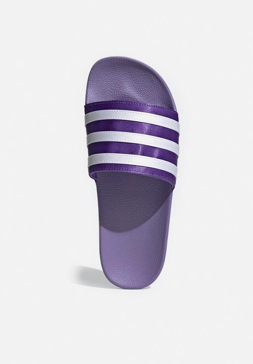 adidas Originals - Adilette w - magic lilac/ftwr white/purple rush