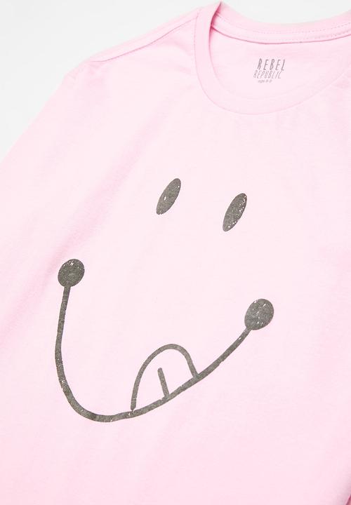Rebel Republic - Pj set - pink & grey