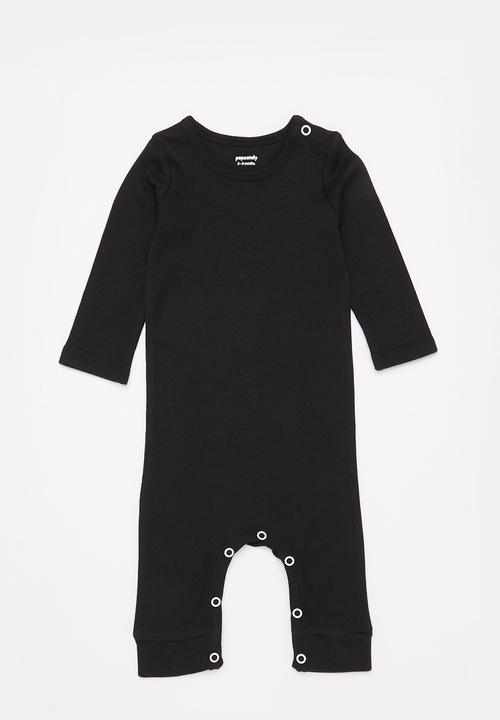 Pop Candy - Boys 2 pack romper - black & grey