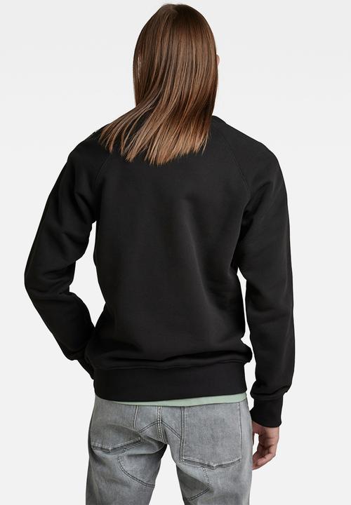 G-STAR - Tape raglan sw r - dk black