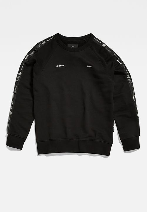 G-STAR - Tape raglan sw r - dk black