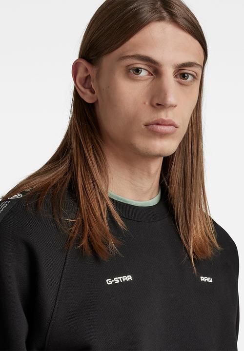 G-STAR - Tape raglan sw r - dk black