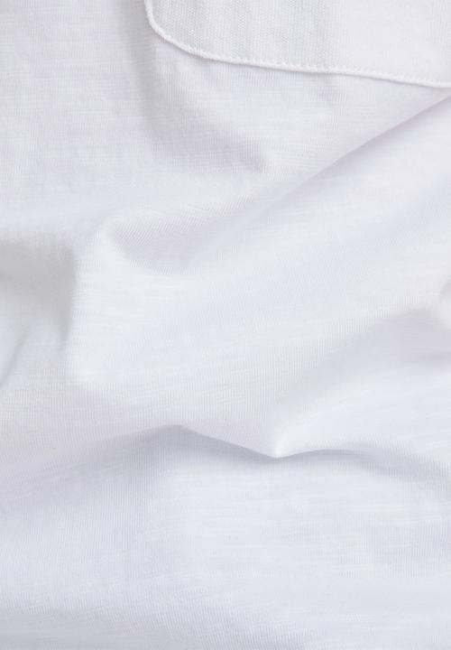 G-STAR - Zip pkt loose r t - white