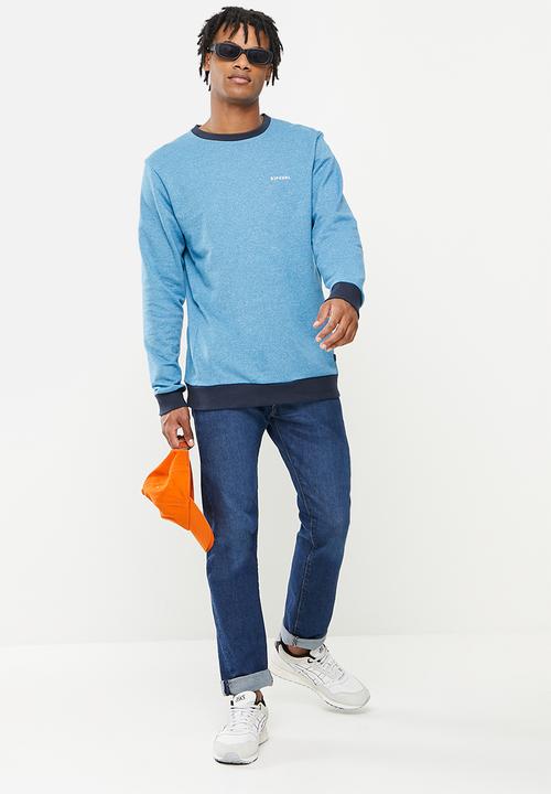 Rip Curl - Contrast  Crew Sweatshirt - Blue/Navy 