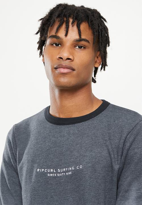 Rip Curl - Dip dye crew - black