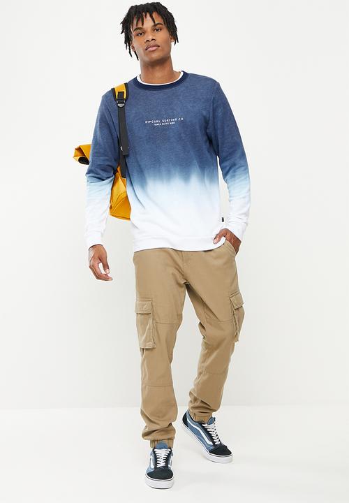 Rip Curl - Dip dye crew Sweatshirt - Navy