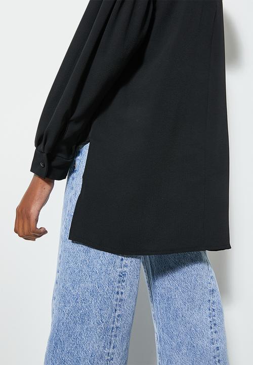 Superbalist - Longline blouse - black