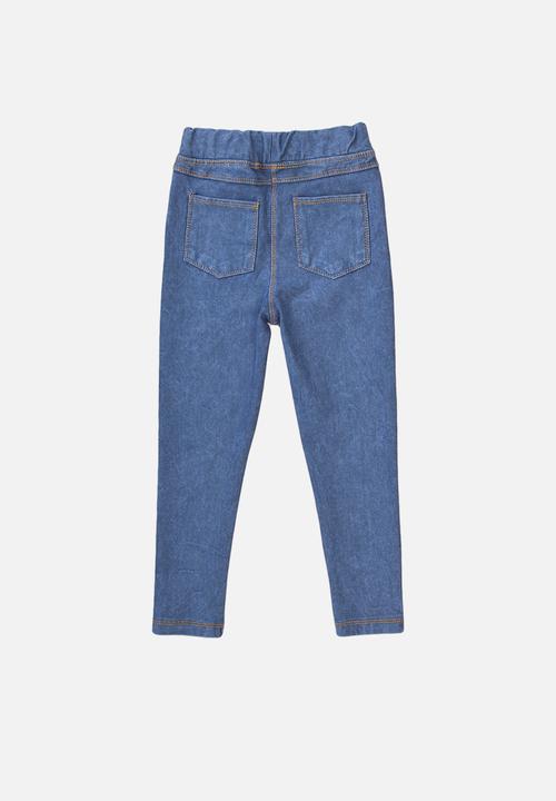 MINOTI - Basic knitted jegging - blue