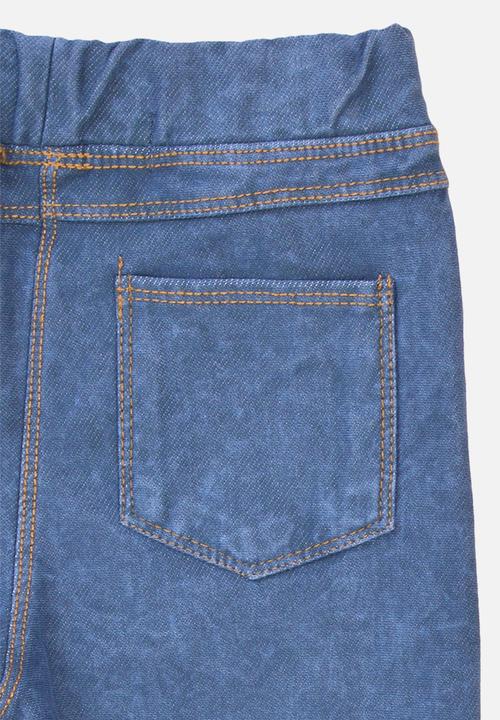 MINOTI - Basic knitted jegging - blue