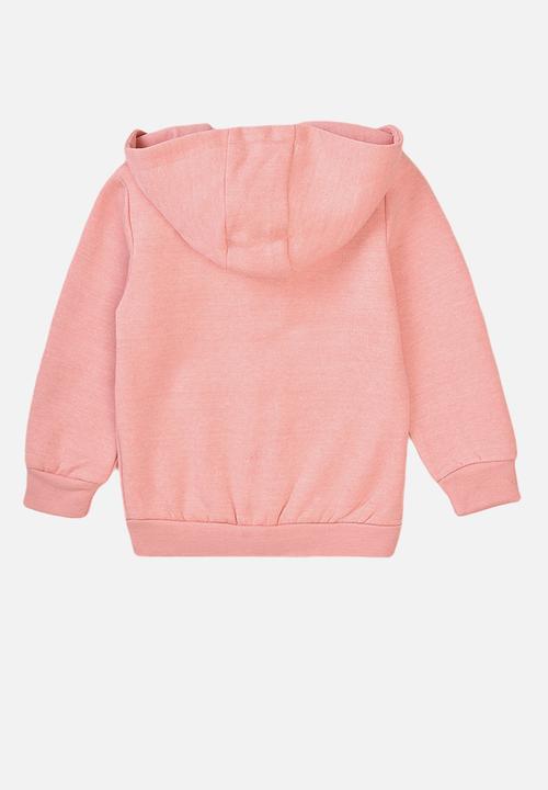 MINOTI - Basic fleece zip thru - blush pink